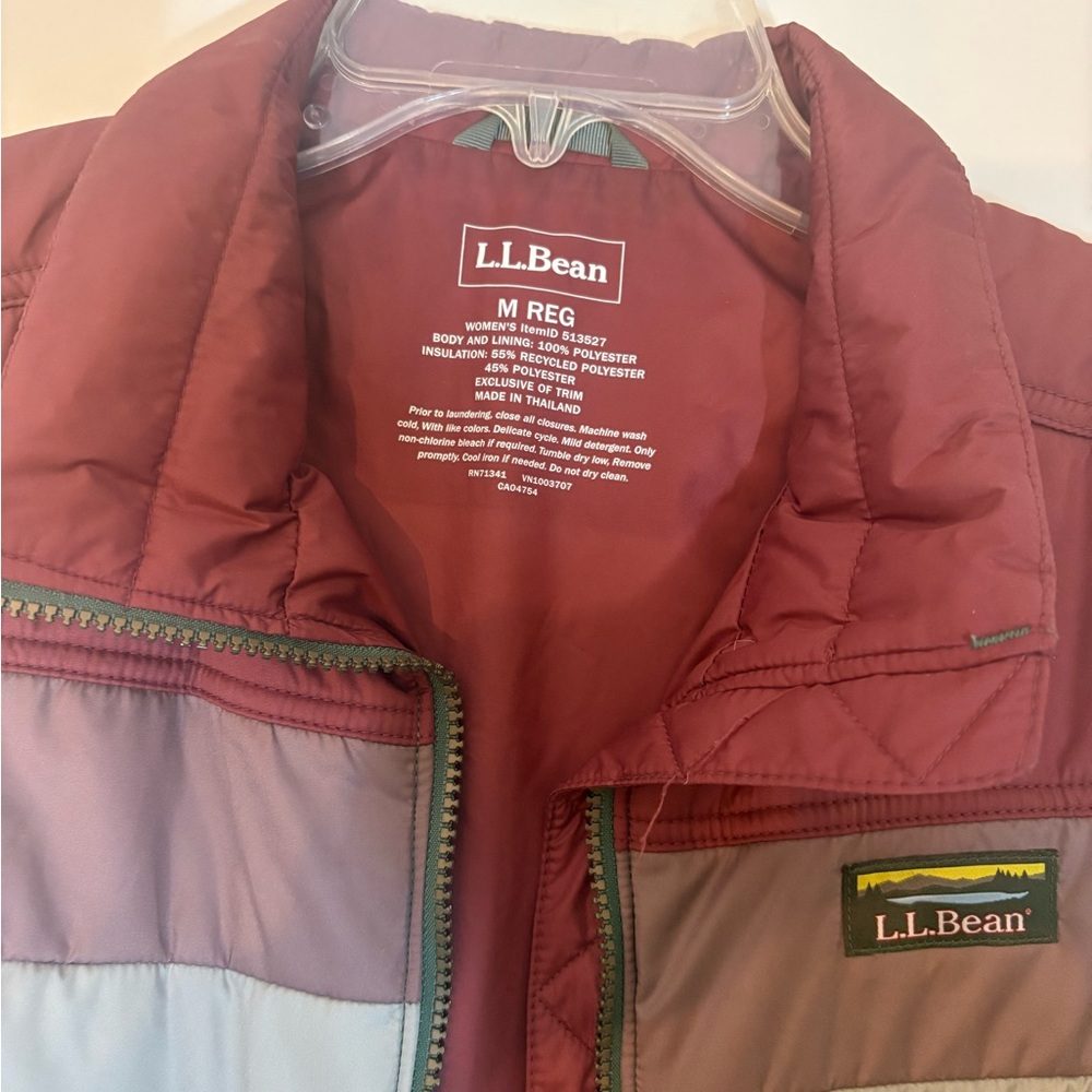 L.L. Bean Multicolor Quilted Vest - Picture 2 of 4